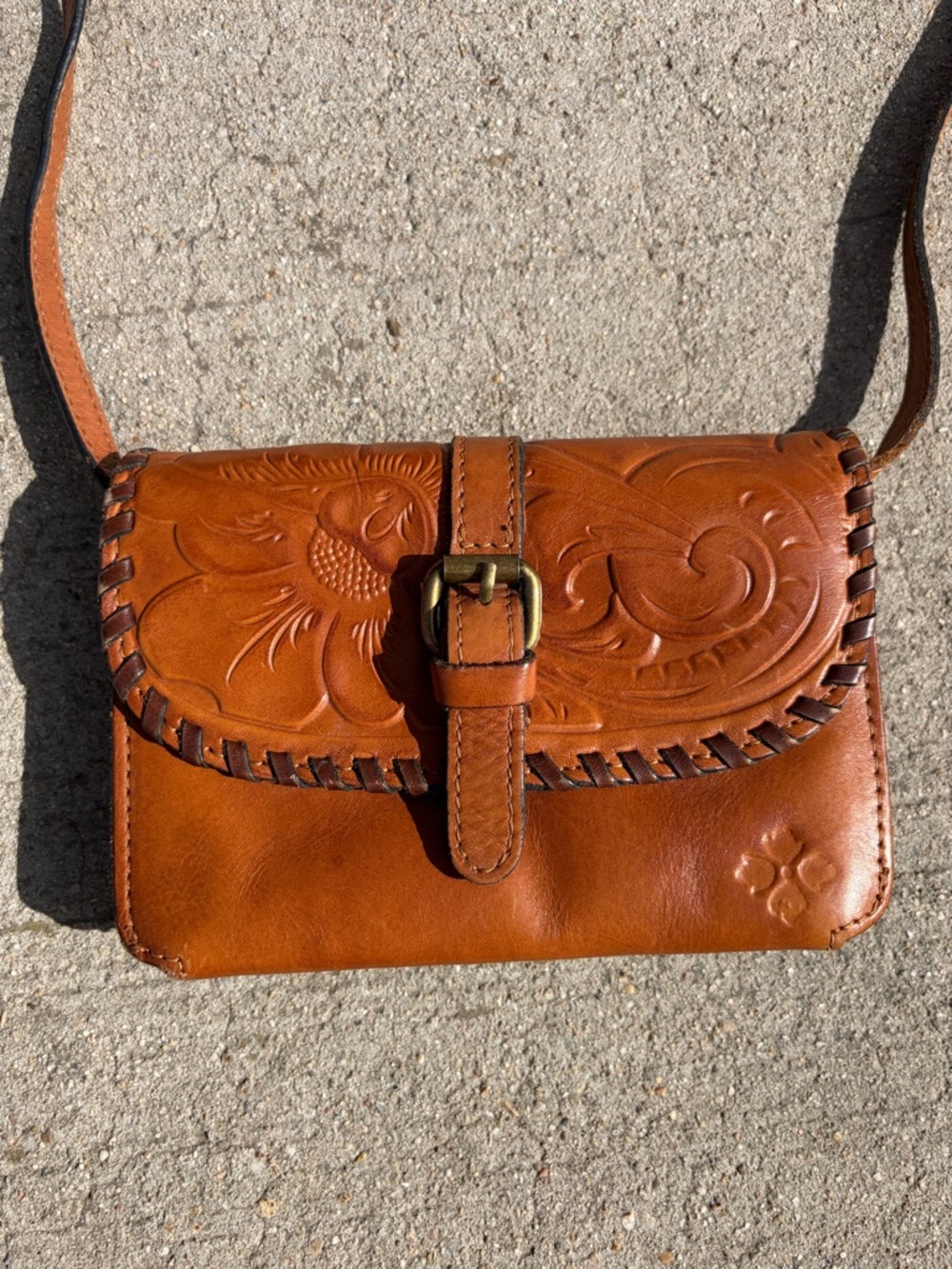 Patricia Nash Tooled Leather Crossbody